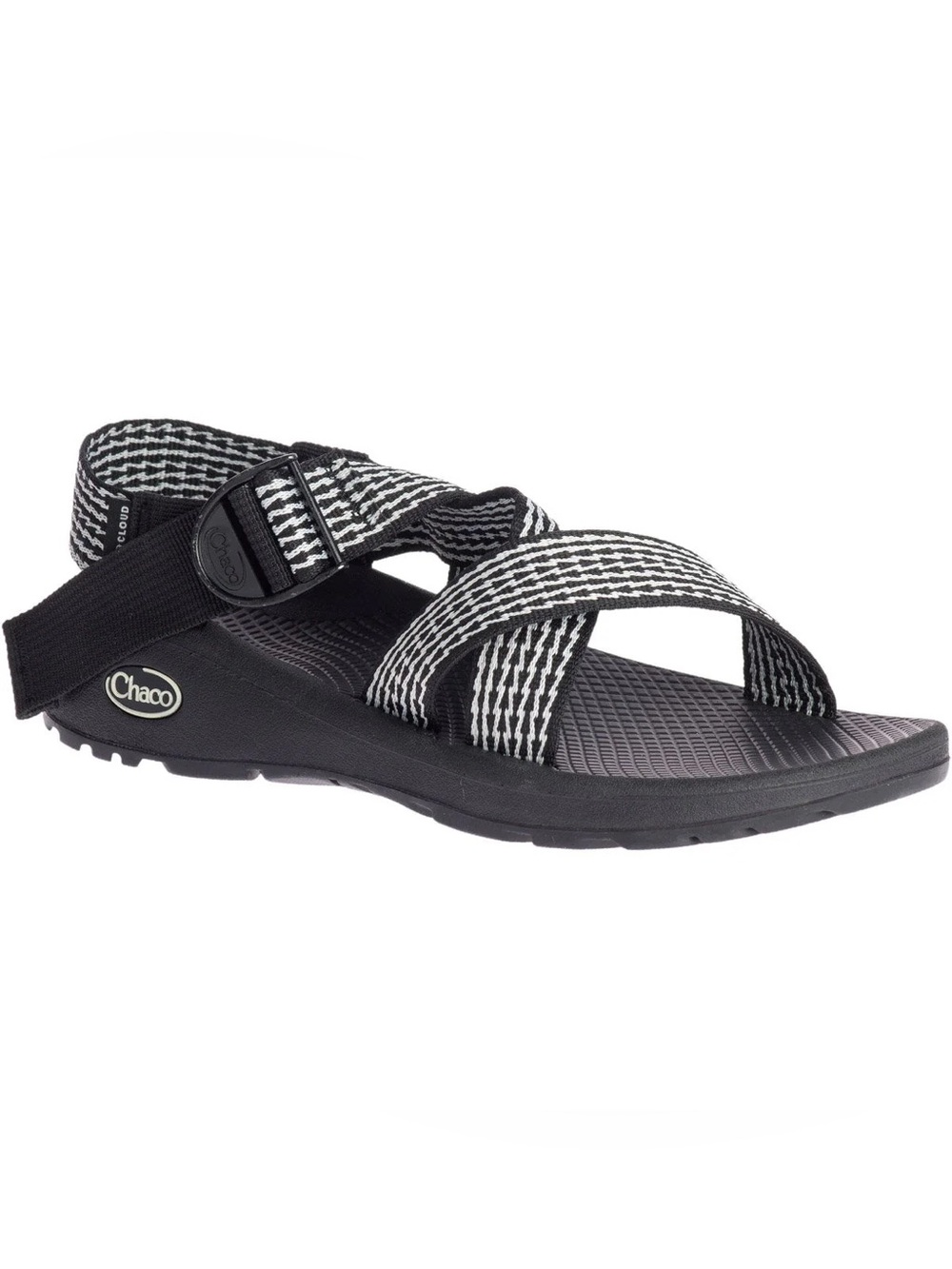 Chaco Mega Z/Cloud Wide-Strap Cushioned Sandal Women’s 9 in Prong Black